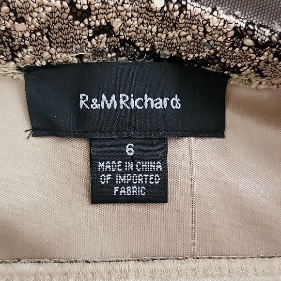 R&M Richard's cocktail dress Size 6 - Picture 8 of 11